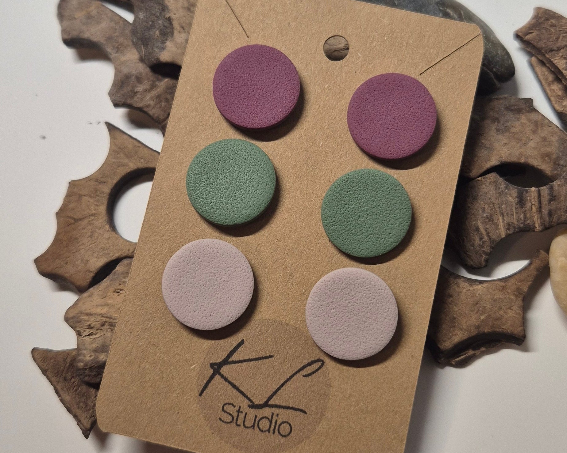 runde Stecker 3er Set Farbkombi 1