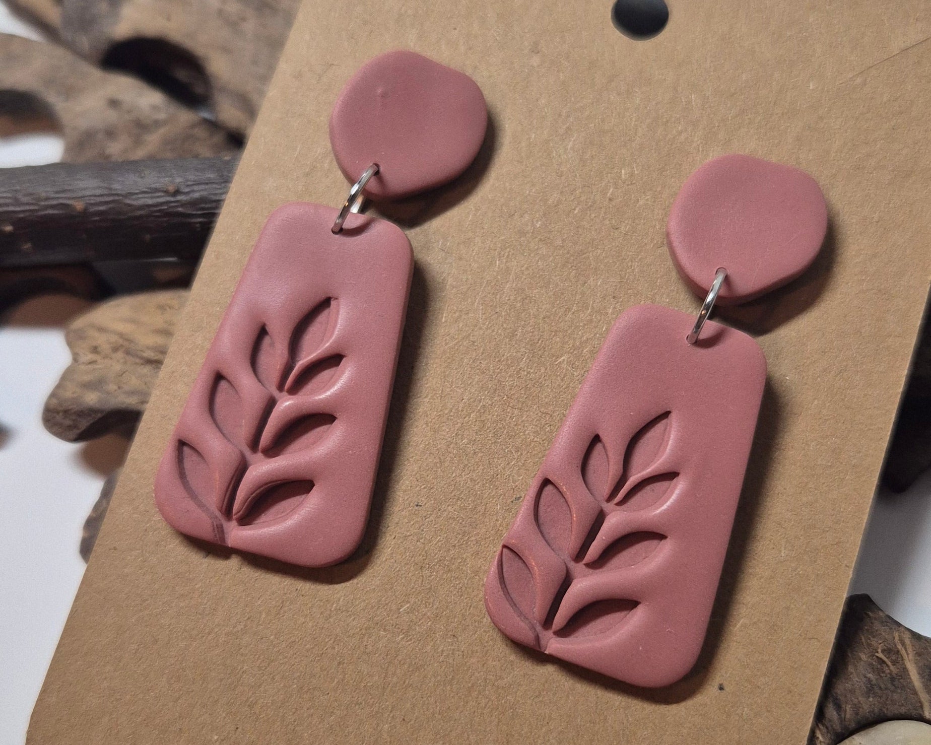 Rosé&Gold Organic Leaves