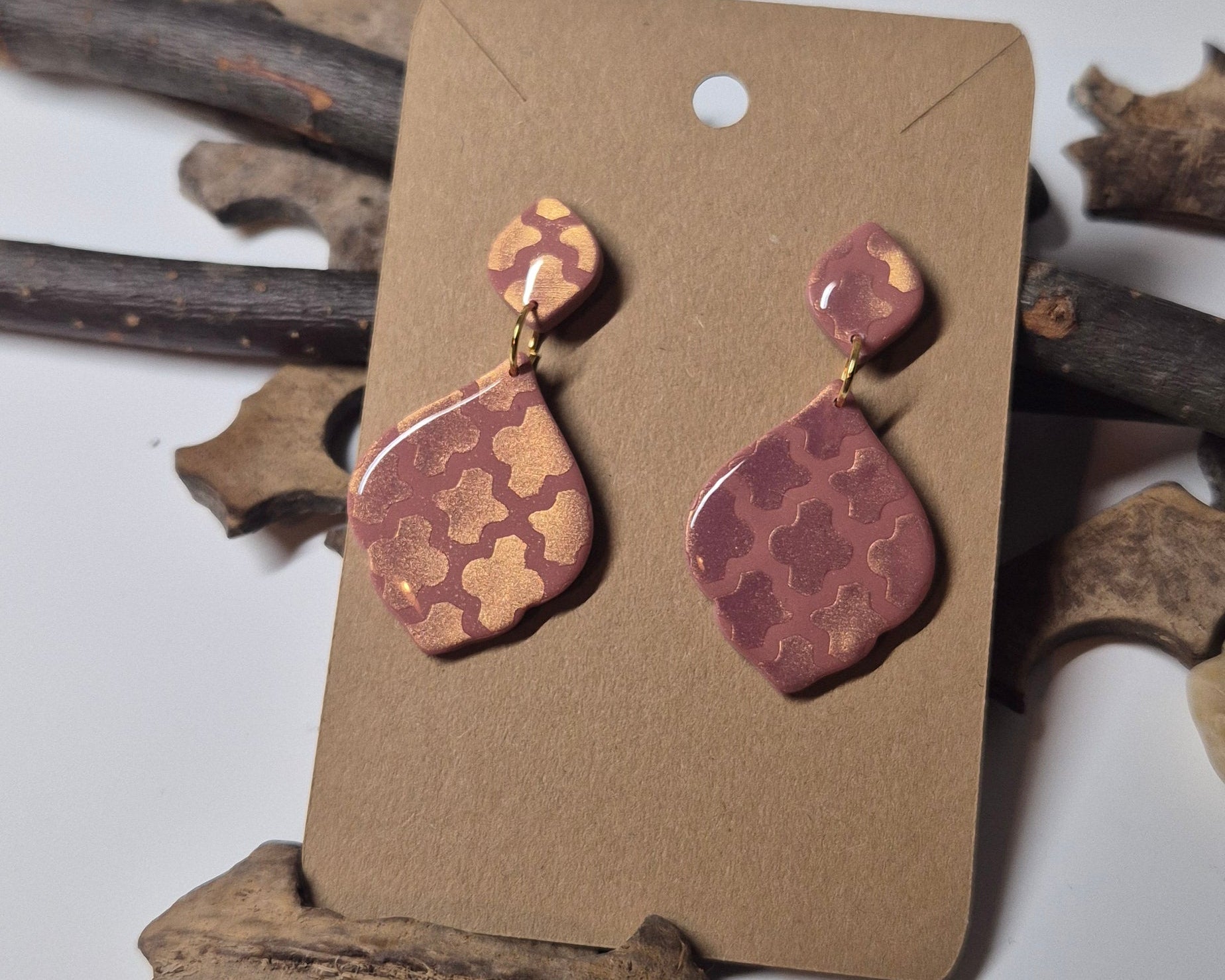 Rosé&Gold Elegant Drop