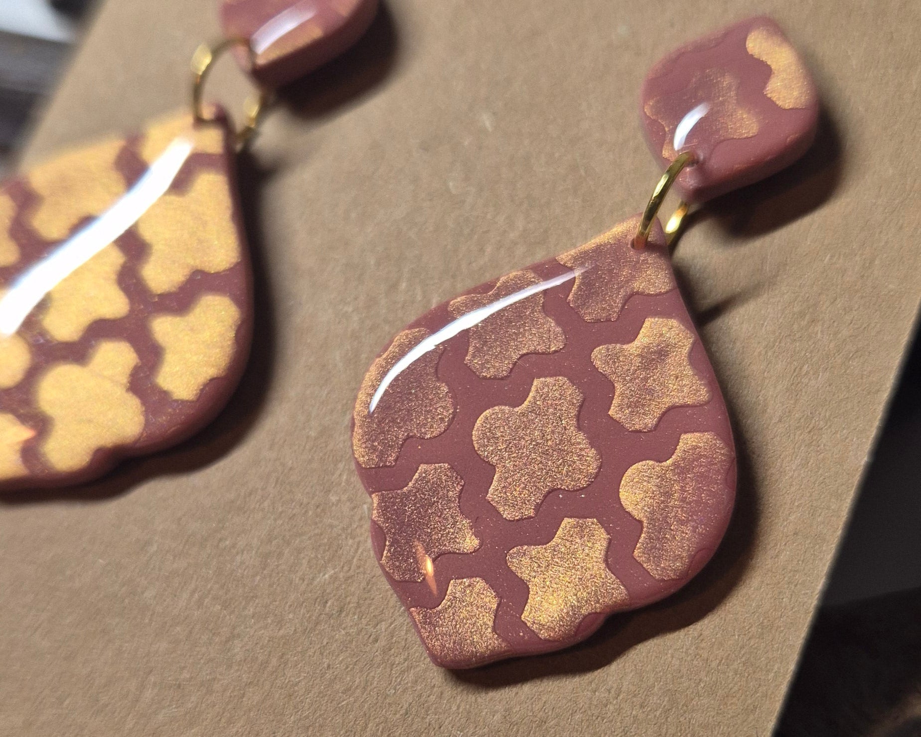 Rosé&Gold Elegant Drop