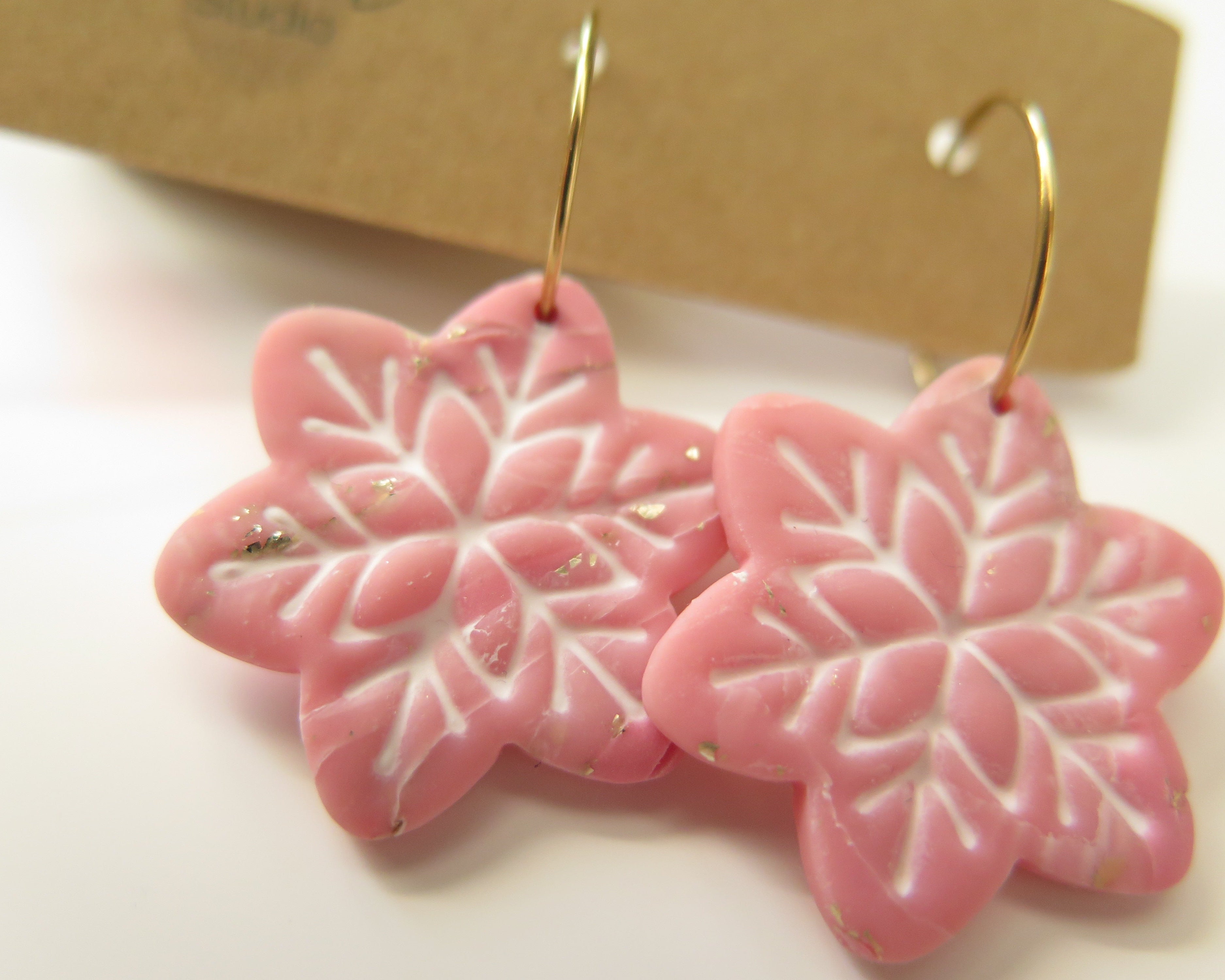 Schneeflocken Hoops mittel