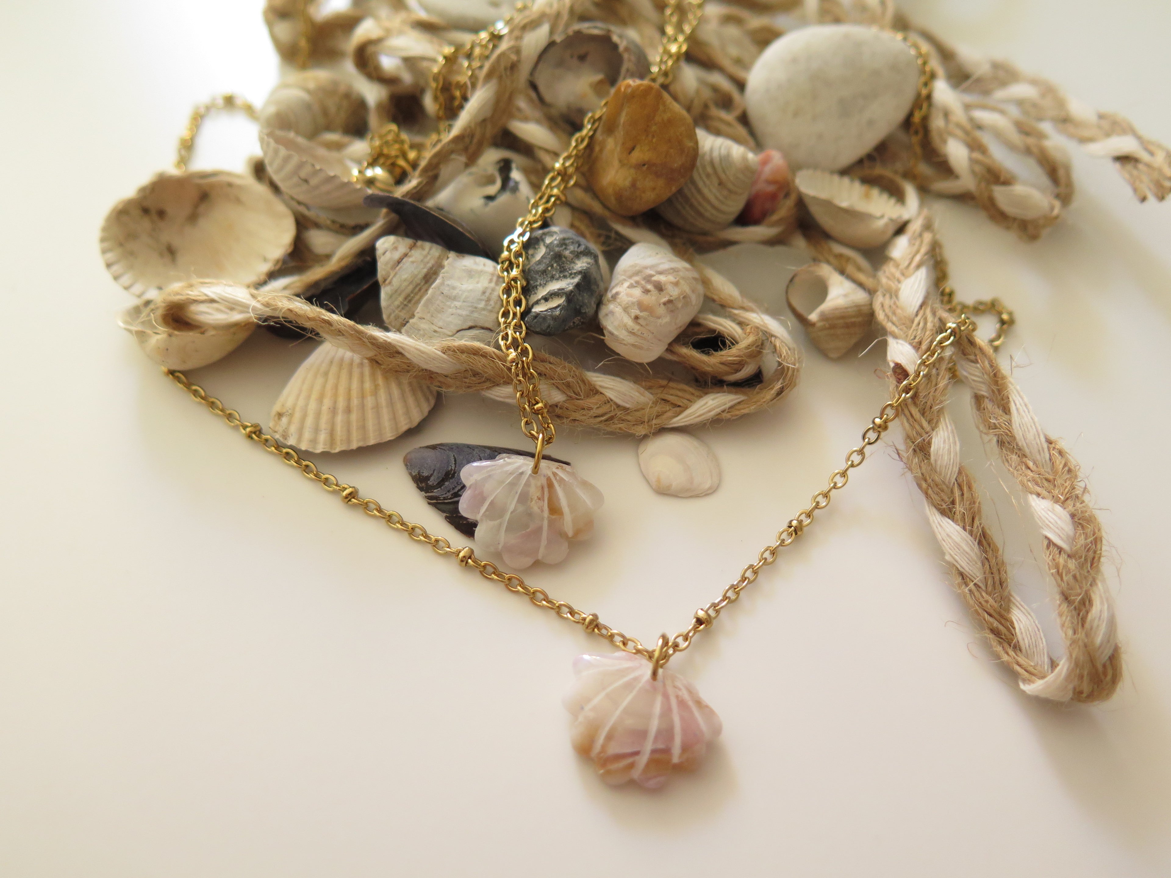 Kette Pearl Seashell
