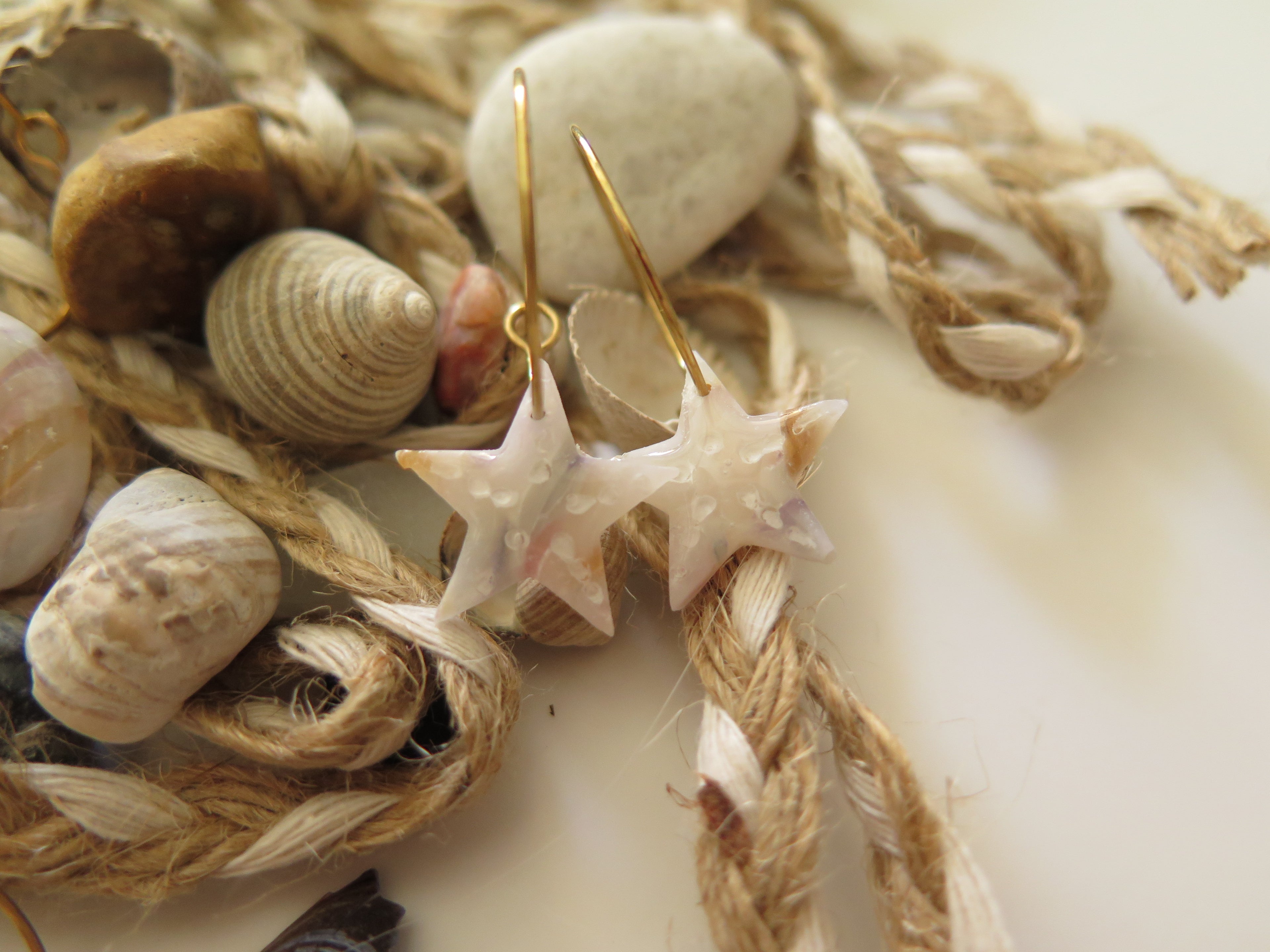 Ohrringe Pearl Seashell